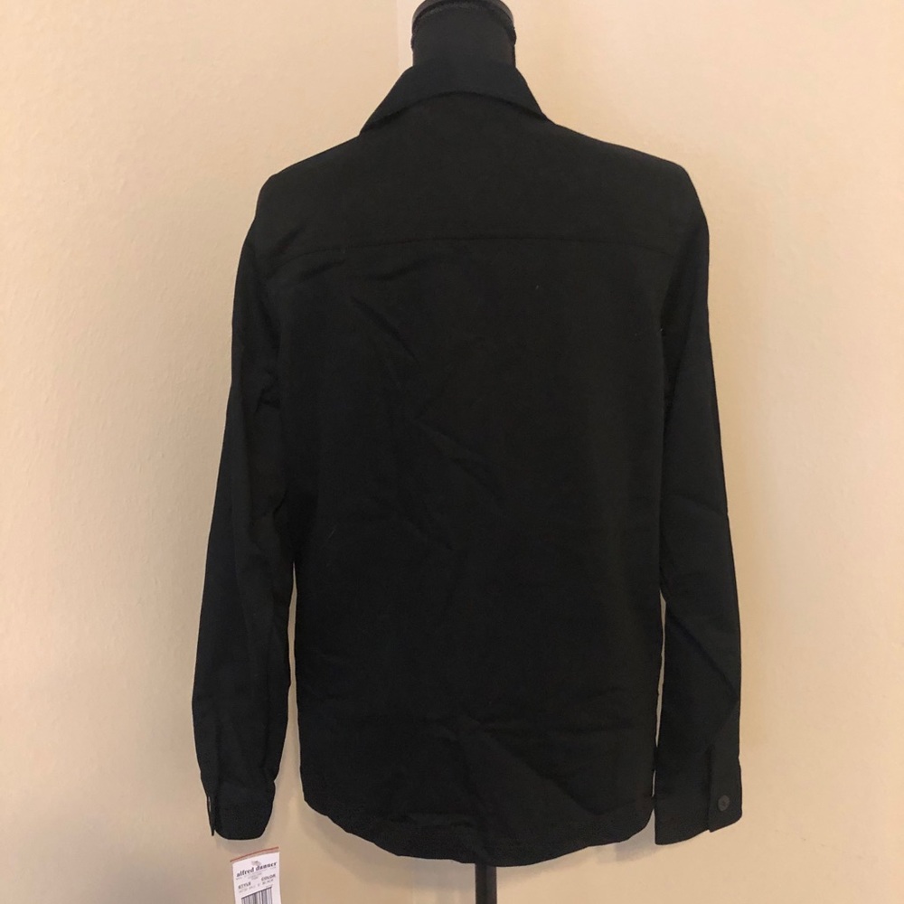 Alfred Dunner Petite Classic Botton Up Blouse - Picture 4 of 5